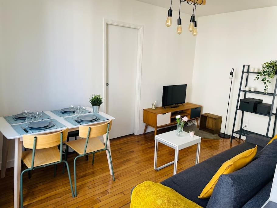 Charming & Cocooning Flat - Canal De L'Ourq Pantin Dış mekan fotoğraf